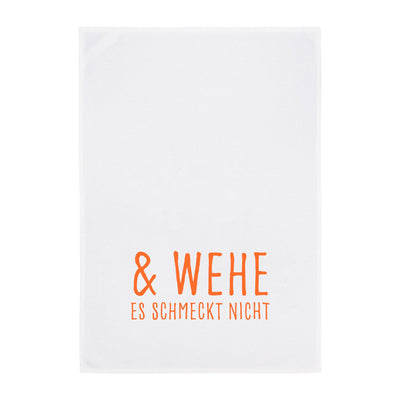 Dish towel – & woe betide if it doesn't taste good – orange