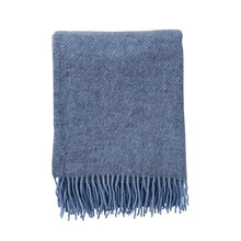 Klippan  Wolldecke Gotland  infinity blue