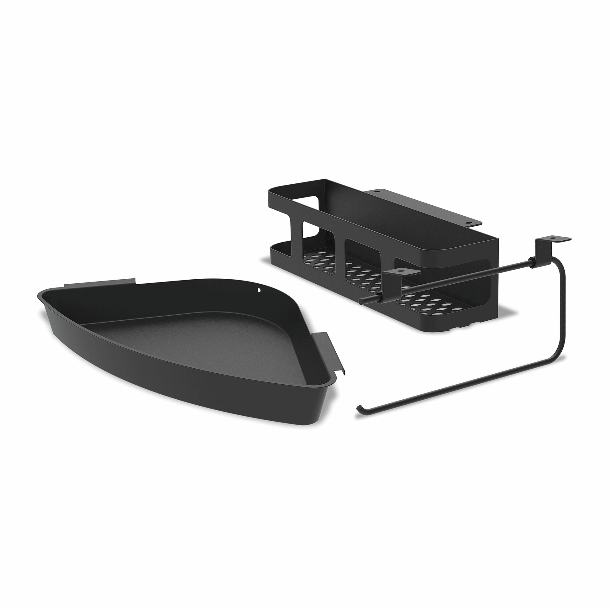 EGG Frame Zubehörpaket 3-teilig — Zubehörhalter, Universal-Tray und Handtuchhalter