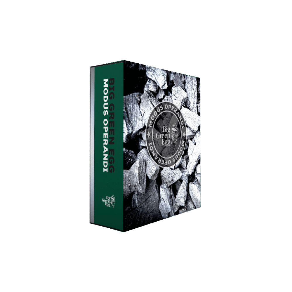 Modus Operandi — Das offizielle Big Green Egg Kochbuch mit Cover-Label