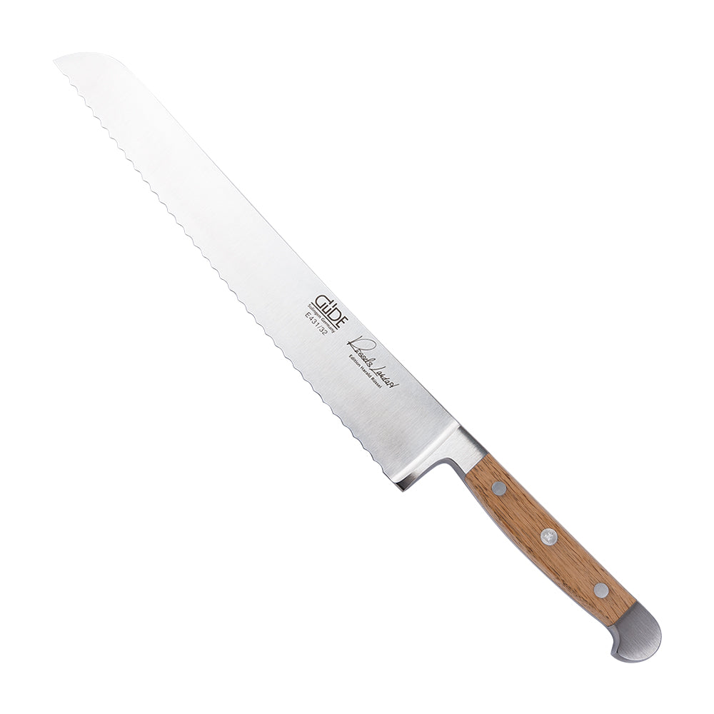 Güde  Alpha großes Brotmesser  Fasseiche  32cm