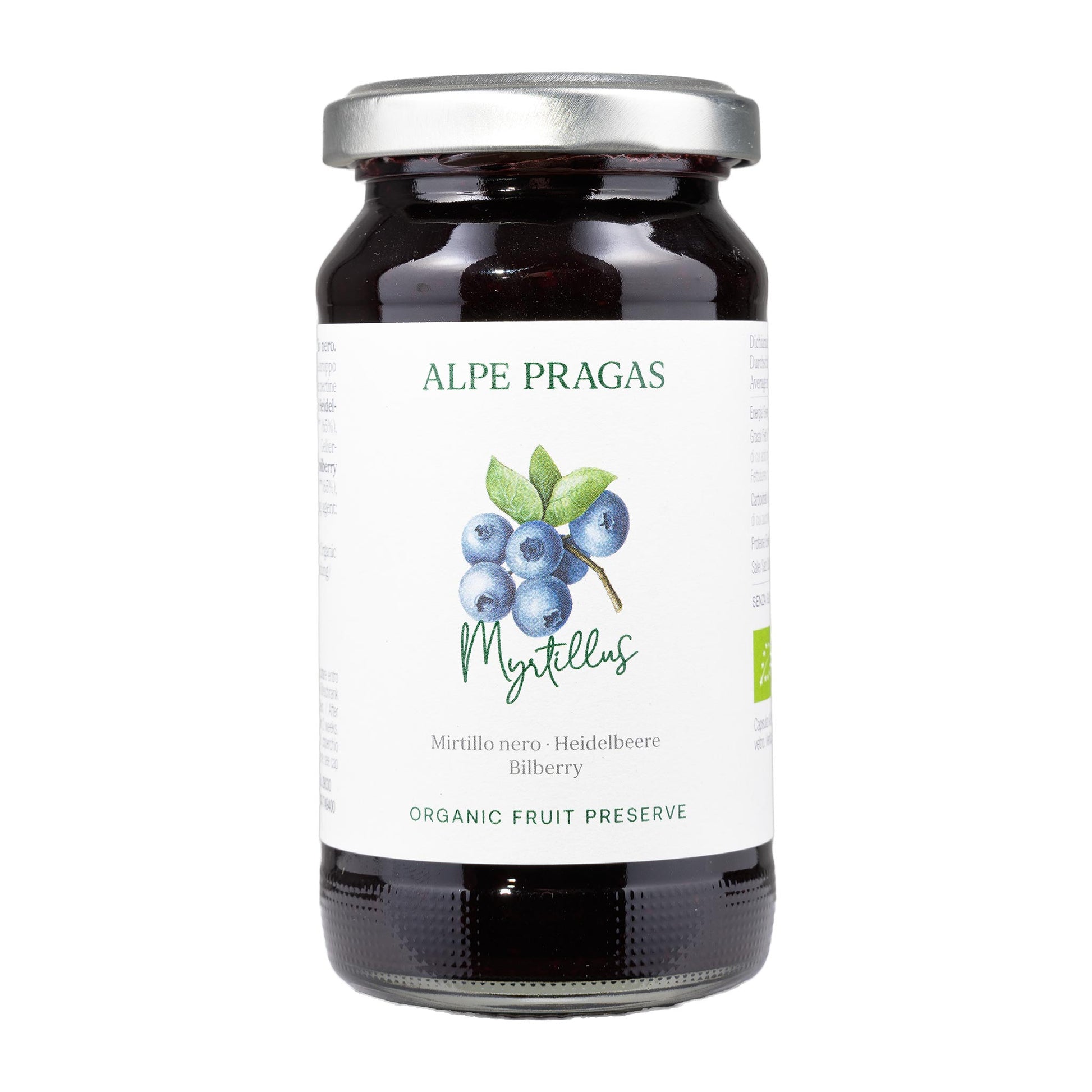 Alpe Pragas  Bio Fruchtaufstrich Heidelbeere  220g