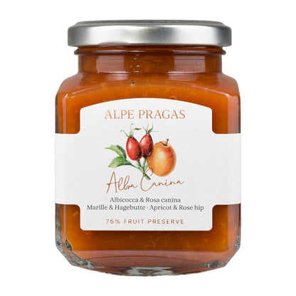 Alpe Pragas  Marille Hagebutte Fruchtaufstrich