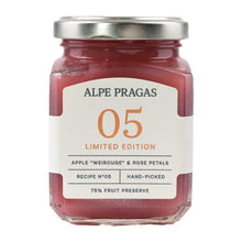 Alpe Pragas  Weirouge Apfel mit Rose l Fruchtaufstrich
