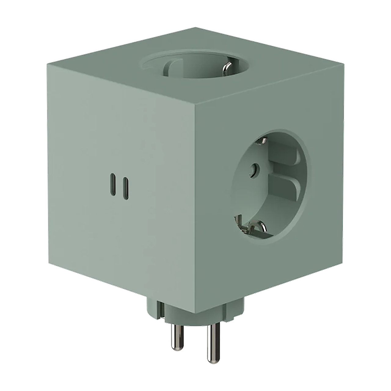 Avolt  Square 2  Steckdosenwürfel mit USB-C  Grün