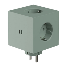 Avolt  Square 2  Steckdosenwürfel mit USB-C  Grün