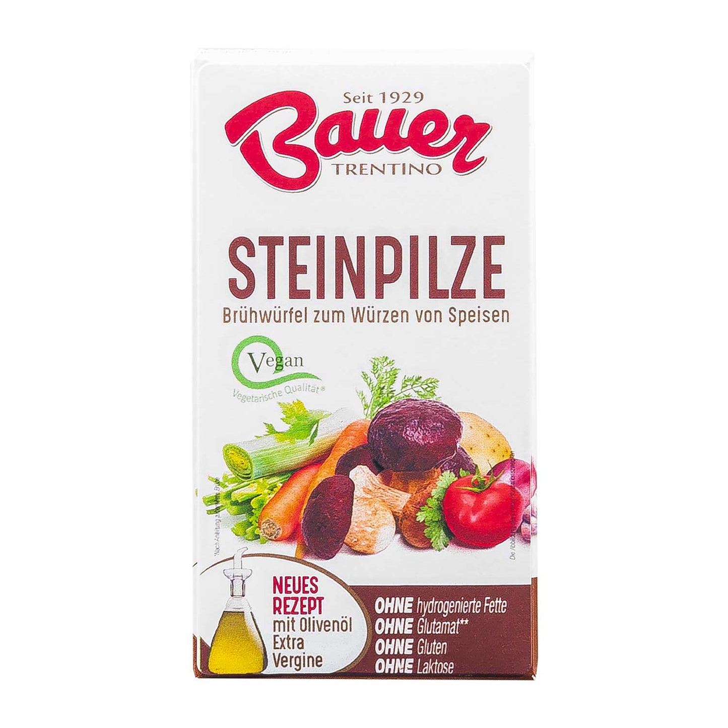 Bauer  Brühwürfel mit Steinpilzen