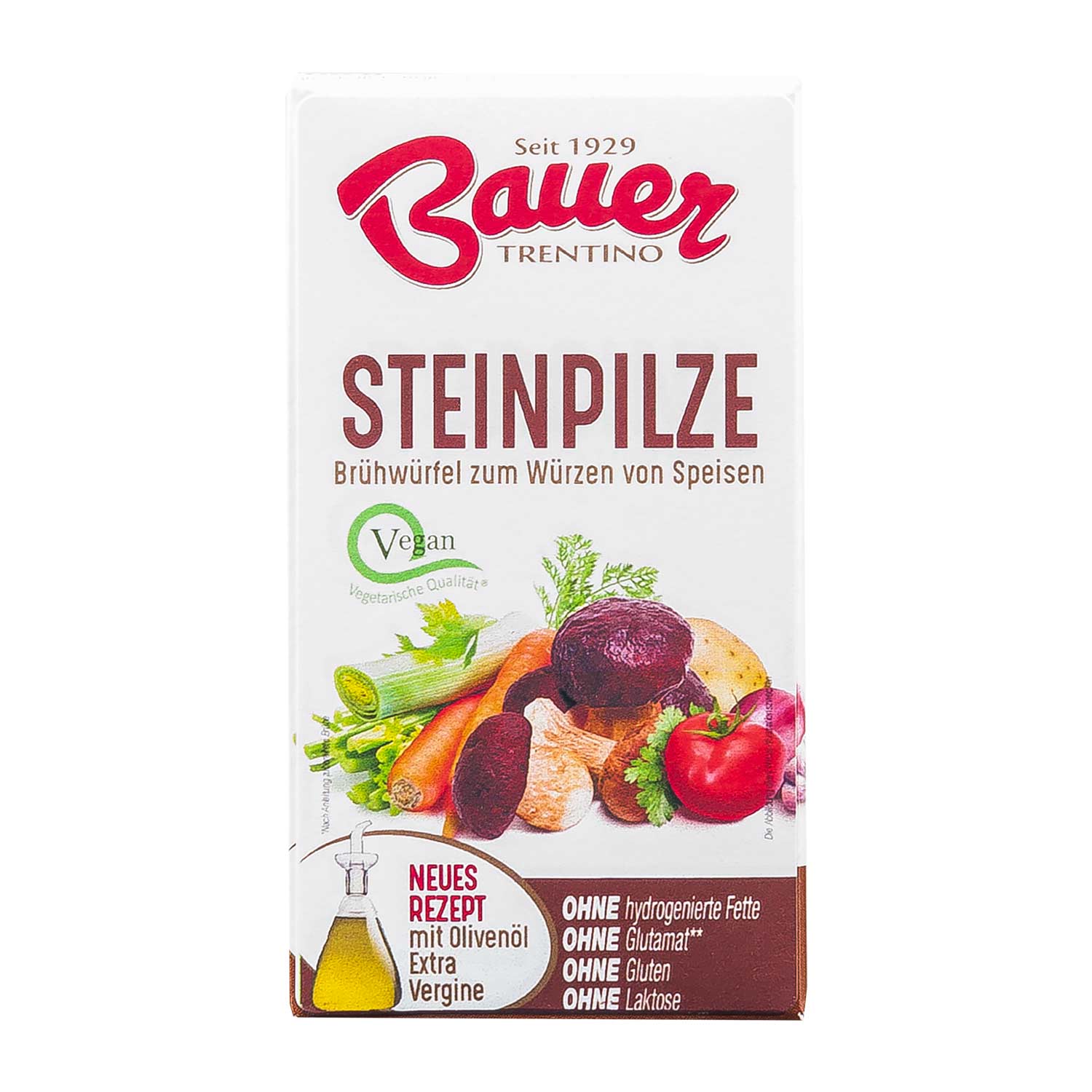Bauer  Brühwürfel mit Steinpilzen