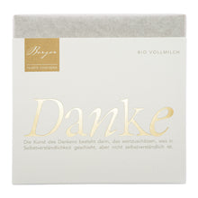 Berger Schokolade  Danke