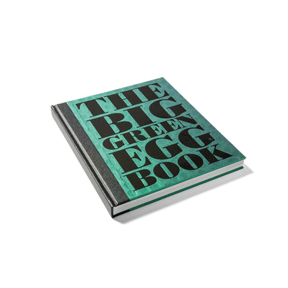 The Big Green Egg Book — Kochbuch (deutsche Ausgabe) von Dirk Koppes, türkisgrünes Hardcover-Cover