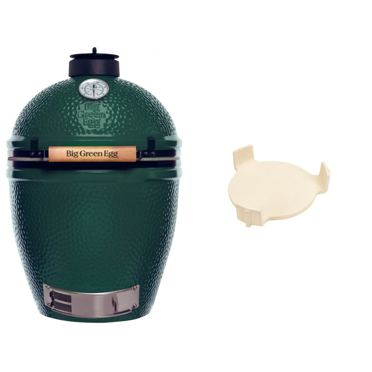 Big Green Egg Large 2026 Set: Keramikgrill mit ConvEGGtor als Hitzedeflektor