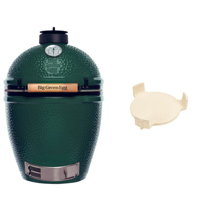 Big Green Egg Large 2026 Set: Keramikgrill mit ConvEGGtor als Hitzedeflektor