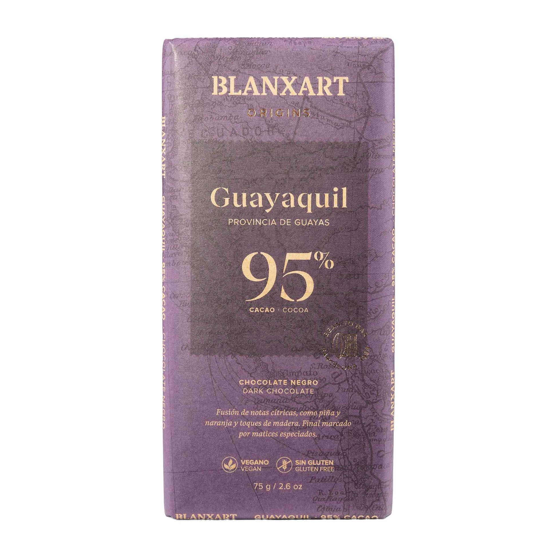 Blanxart Schokolade  Edelbitter Guayaquil 95%