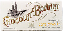 Bonnat Schokolade  Cote d Ivoire 75%  ohne Nuss Spuren