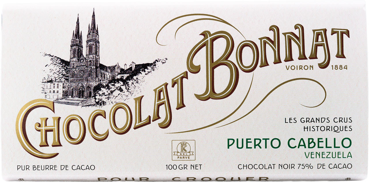 Bonnat Schokolade  Puerto Cabello 75%  Zartbitterschokolade