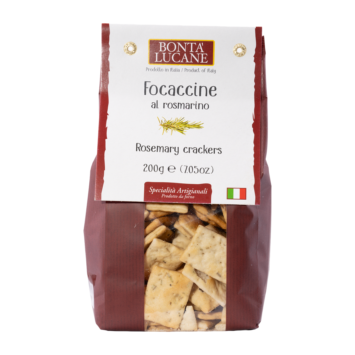 Bontà Lucane Focaccine al Rosmarino 200 g
