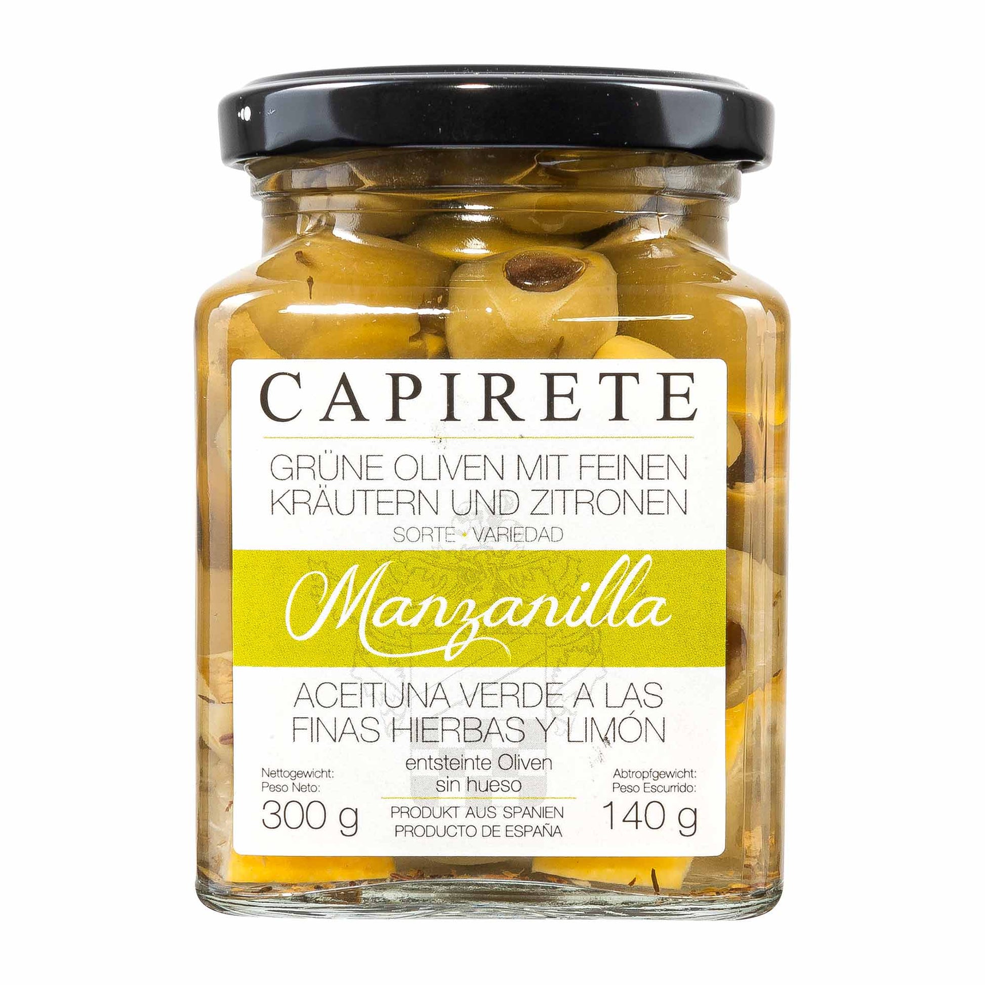 Capirete  Manzanilla Oliven mit Zitrone