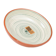 Keramikschale mittel  fine stripes sage