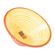 Keramikschüssel mittel  Classic stripe tangerine