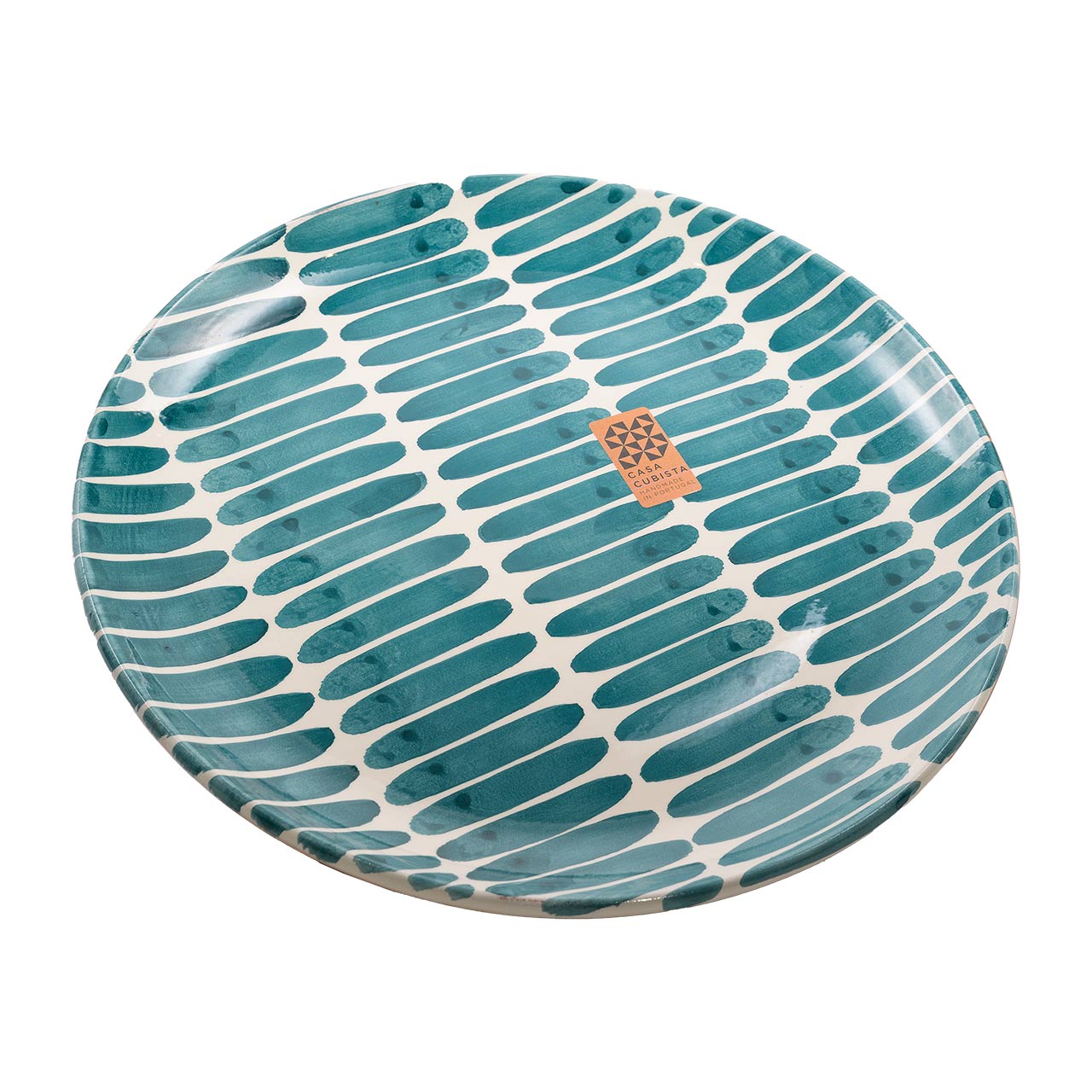 Casa Cubista  Teller groß  dash teal