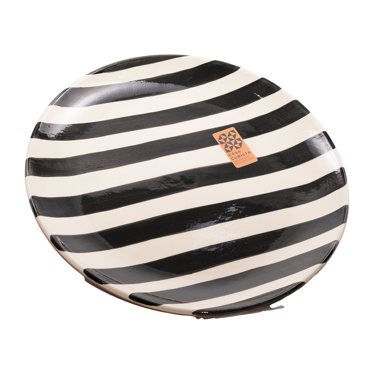 Casa Cubista  Teller klein  bold stripes black