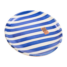 Casa Cubista  Teller klein  bold stripes blue