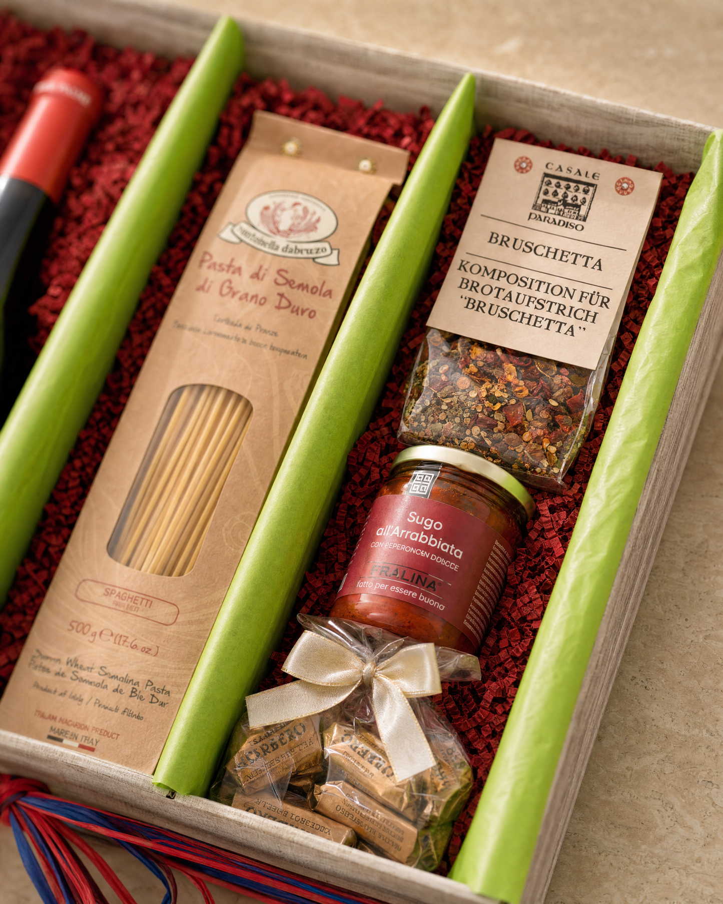 Casale Paradiso Bruschetta-Gewürzmischung im Geschenkkorb