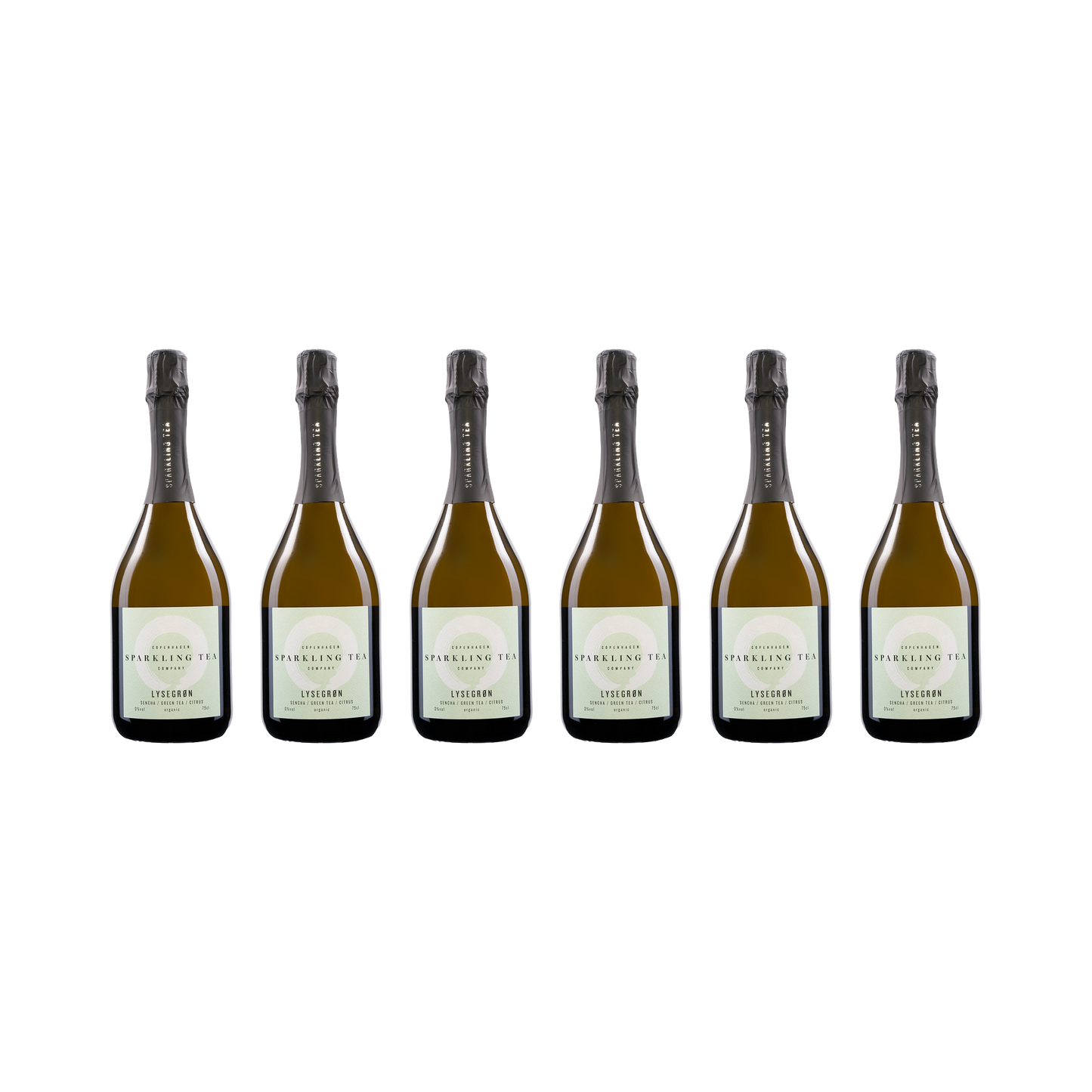 Lysegrøn – alkoholfrei — 6× 750 ml