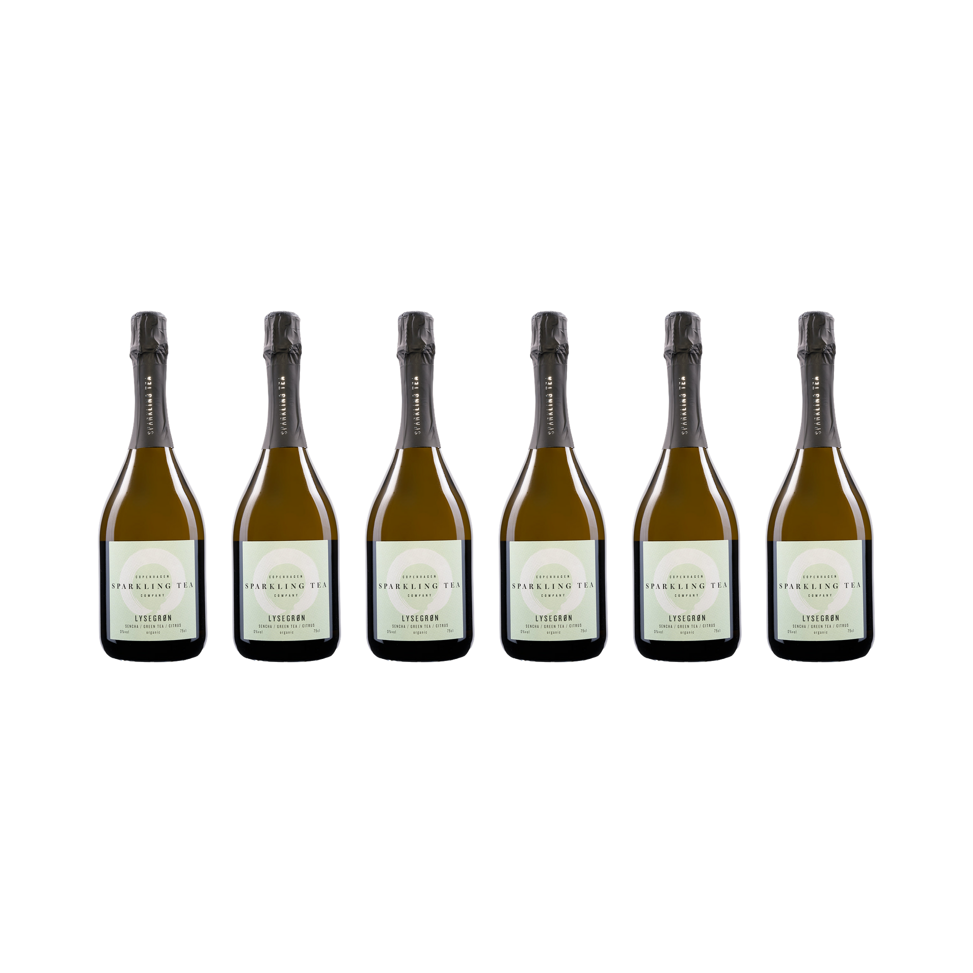 Lysegrøn – alkoholfrei — 6× 750 ml