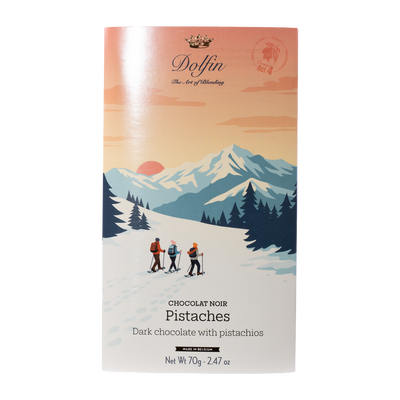 Zartbitterschokolade mit Pistazien