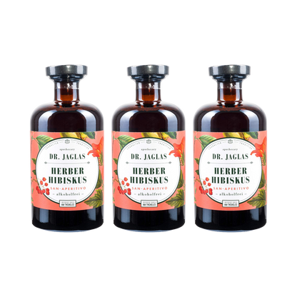 Herber Hibiskus – 3× 500 ml Multiset