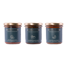 Easton Reed Gourmet-Ketchup-Trio: Truffle, Farmhouse und Banana Ketchup