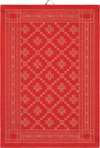 Attebladrose Tea Towel Red – 35x50cm