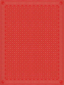 Ekelund  Attebladrose Tischdecke rot  150x260cm