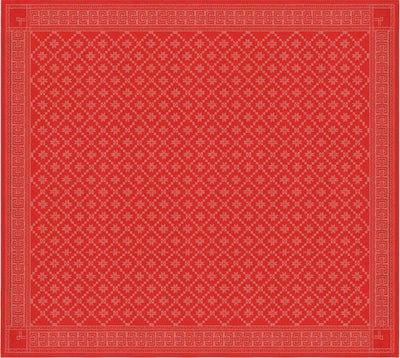 Attic Rose Tablecloth Red – 150x150cm