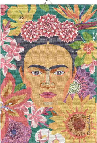 Flores Frida Kahlo Towel - 35x50cm