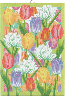 Ekelund  Handtuch mit Tulpen  35x50cm