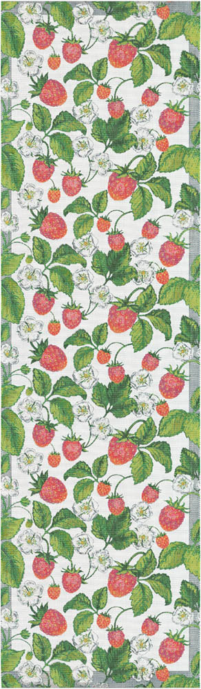Jordgubbar Tischläufer – 35x120cm