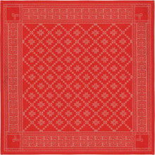 Ekelund  Mitteldecke Attebladrose rot  80x80cm