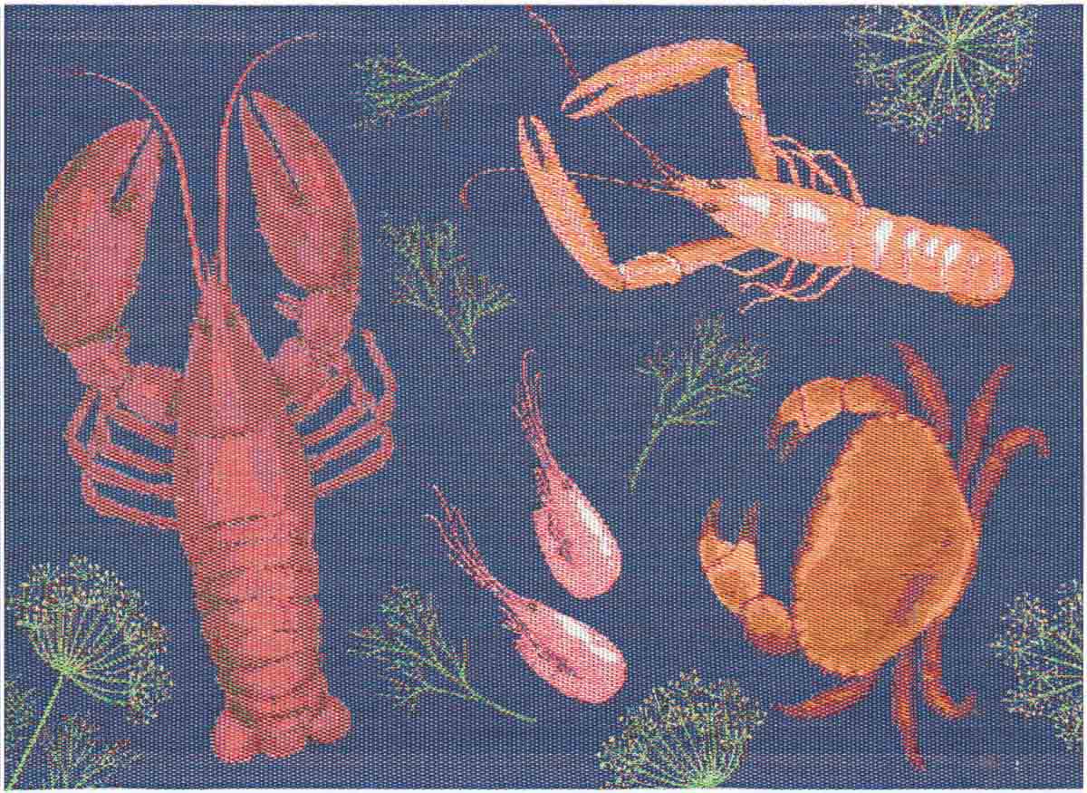 Ekelund  Skaldjursfest Tischset  48x35cm
