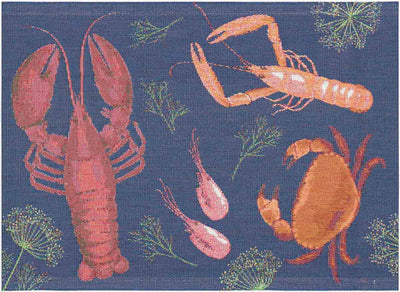 Skaldjursfest Tischset – 48x35cm