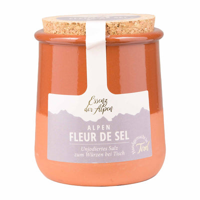 Alpine Fleur de Sel in a Ceramic Pot