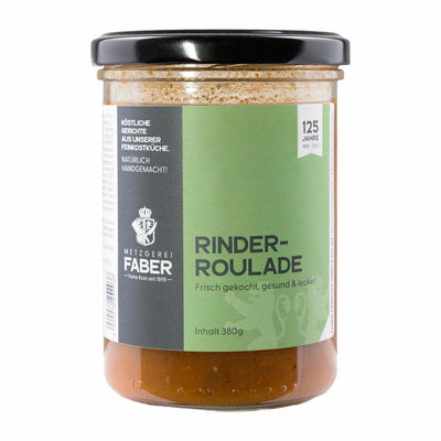 Rinderroulade in Bratenjus