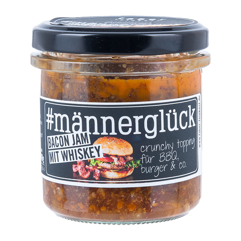 Faber Feinkost  Männerglück  Bacon Jam mit Whisky  140g