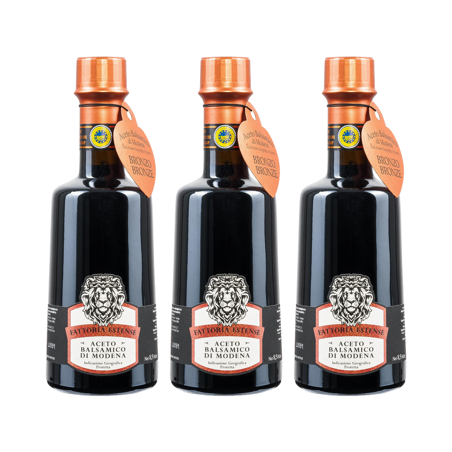 Aceto Balsamico di Modena IGP Bronze — 3× 250 ml