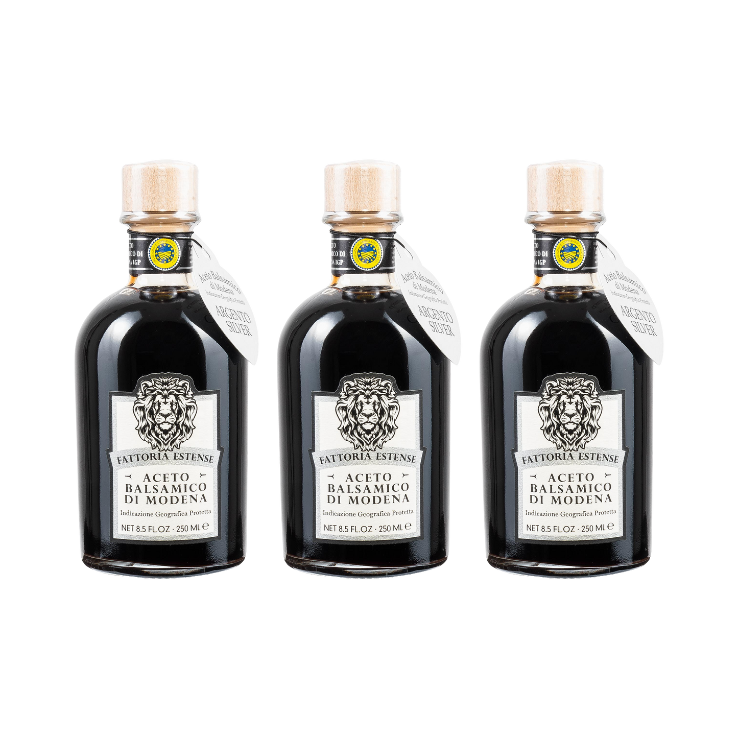 Aceto Balsamico di Modena IGP Silber — 3× 250 ml