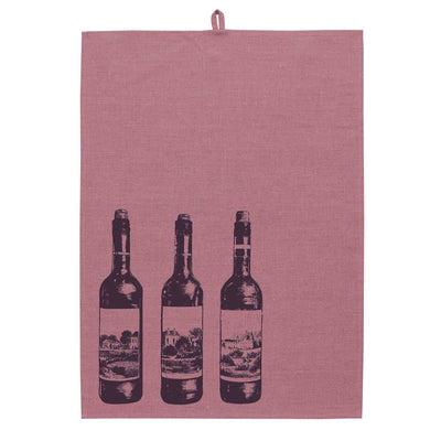 Linen Tea Towel Erika – Wine Bottles