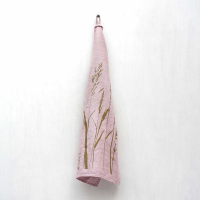 Linen Dishcloth Pink – Meadow