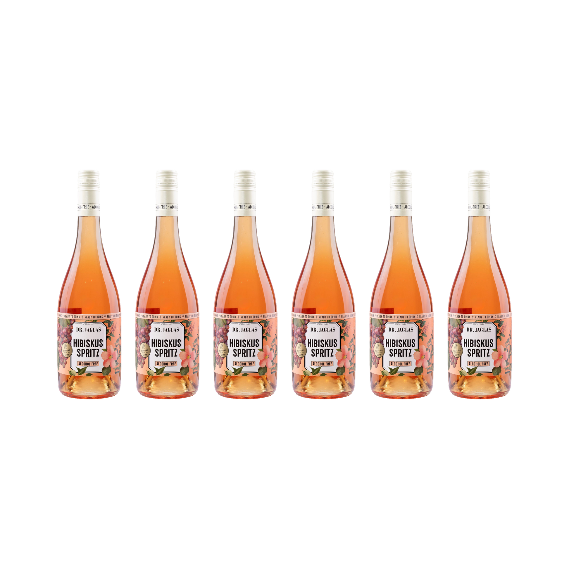 Hibiskus Spritz – alkoholfrei — 6× 750 ml