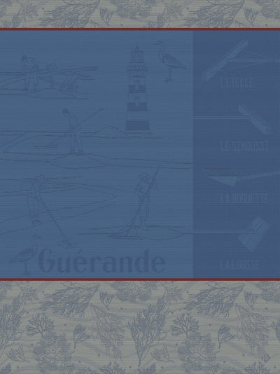 Tea towel – Marais Salants – blue